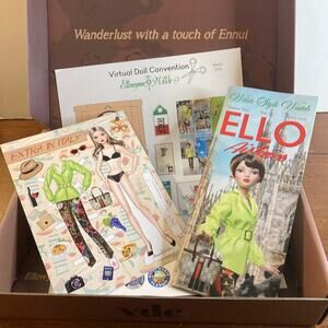 Virtual Doll Convention (VDC) Ellowyne Wilde "Extra in Italy" Box & Outfit